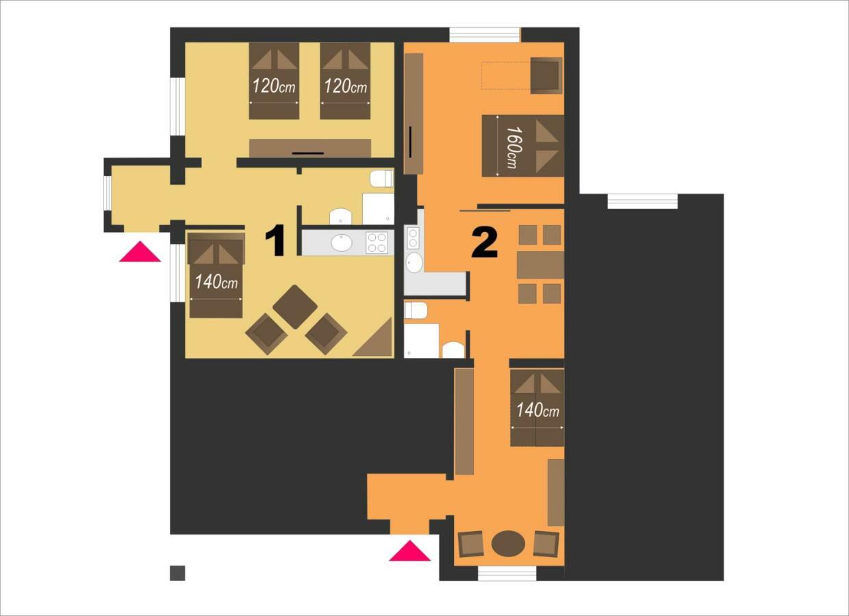 Apartamenty Jja Криница-Здруй Екстериор снимка